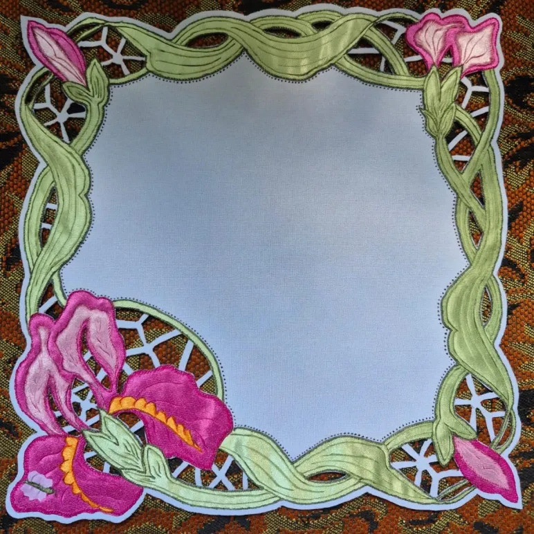 САЛФЕТКА "НЕОБЫЧНАЯ", СОЗДАНА МЕТОДОМ ГИЛЬОШИРОВАНИЯ. РУЧНАЯ РАБОТА Салфетка "Необычная", создана методом гильоширования. Ручная работа