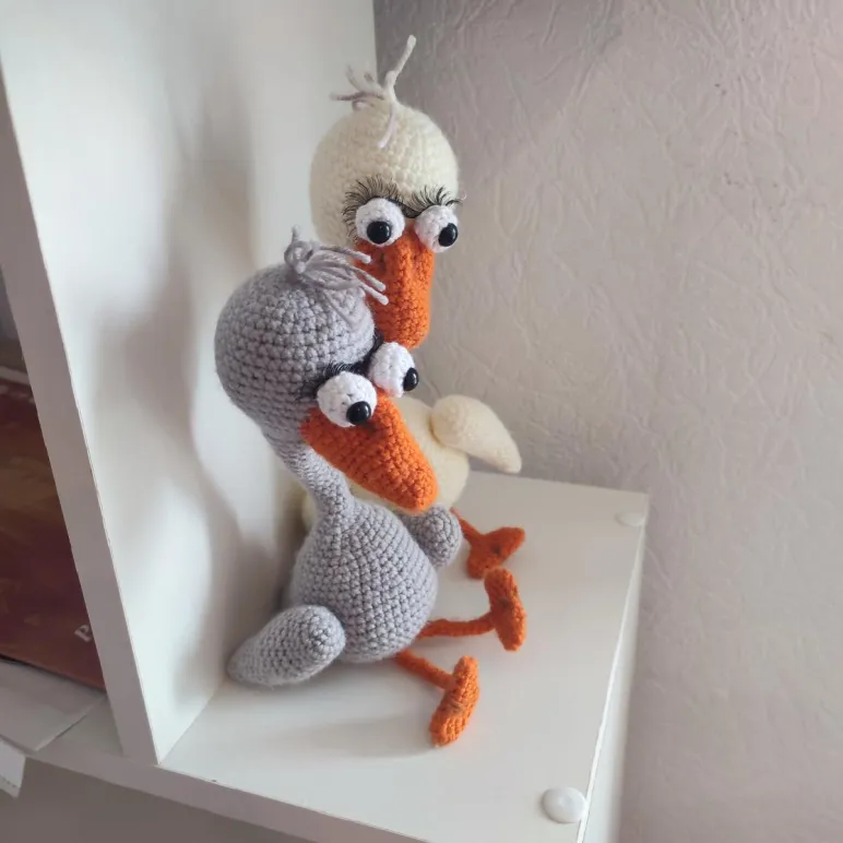 Интерьерная игрушка Два гуся