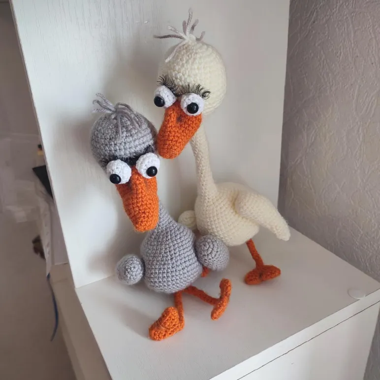 Интерьерная игрушка Два гуся