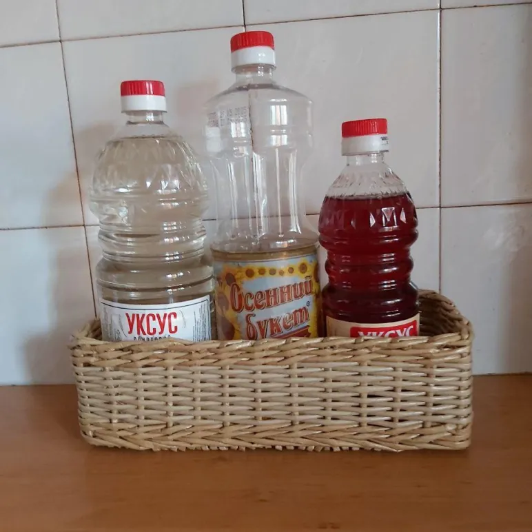 . Корзина для хлеба из бумажной лозы