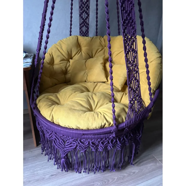 Подвесное кресло из полиэфирного шнура