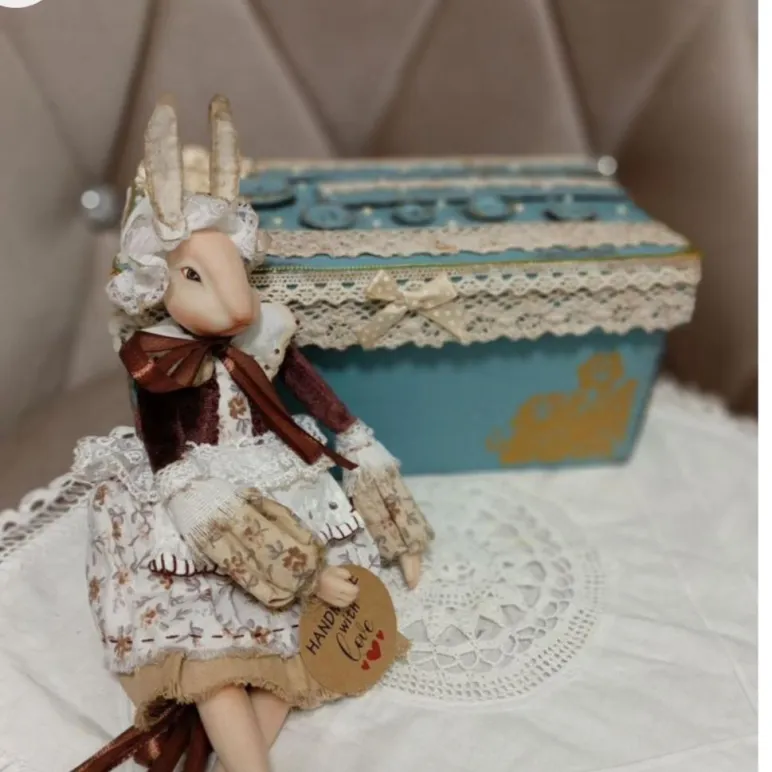 Будуарная кукла ручной работы