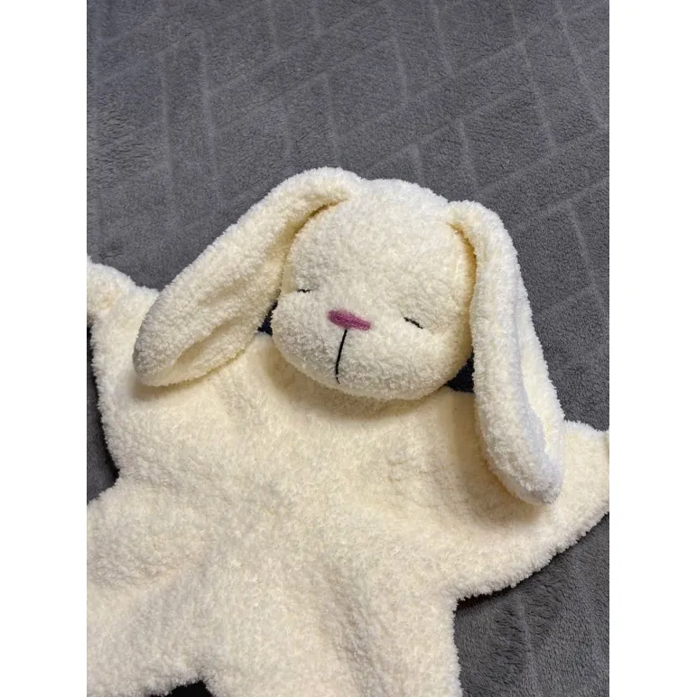 Комфортер для сна вязаный зайчик ручной работы