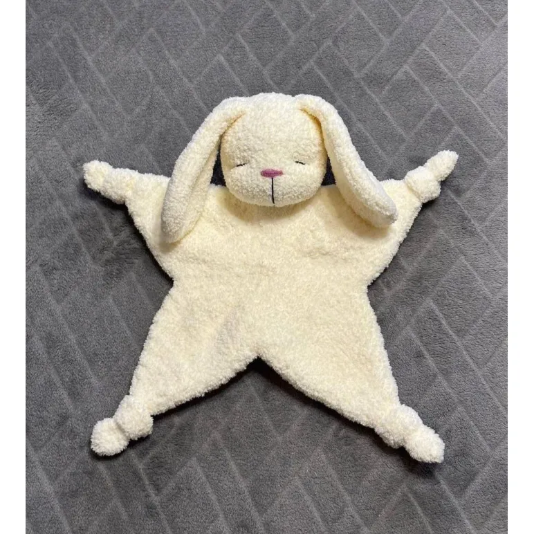 Комфортер для сна вязаный зайчик ручной работы