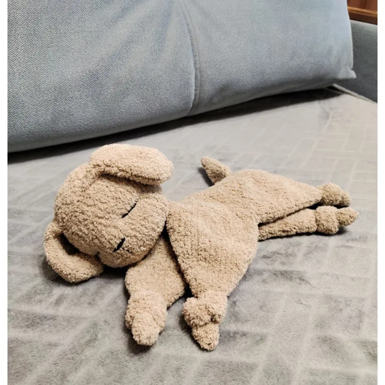 Комфортер для сна вязаная собачка ручной работы