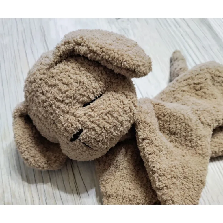 Комфортер для сна вязаная собачка ручной работы