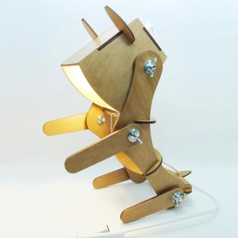 Настольная лампа-трансформер "ТехноПёс"