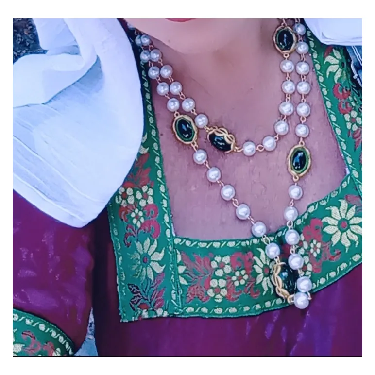 Жемчужные бусы 100 см