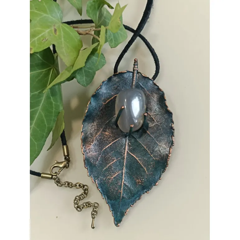 Кулон "Лист розы"