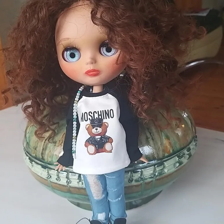 Кукла блайз брюнетка кастом