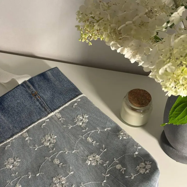 Шопер джинсовый