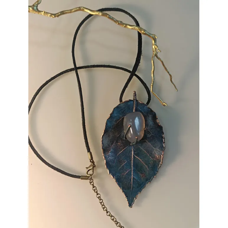 Кулон "Лист розы"