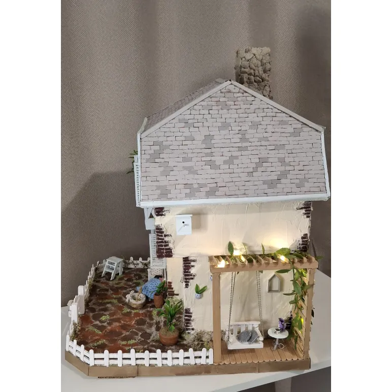 Миниатюра,домик ручной работы.Домик в стиле "Прованс"