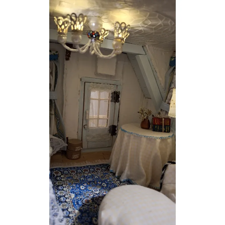 Миниатюра,домик ручной работы.Домик в стиле "Прованс"