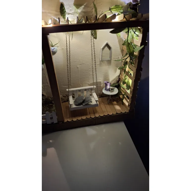 Миниатюра,домик ручной работы.Домик в стиле "Прованс"