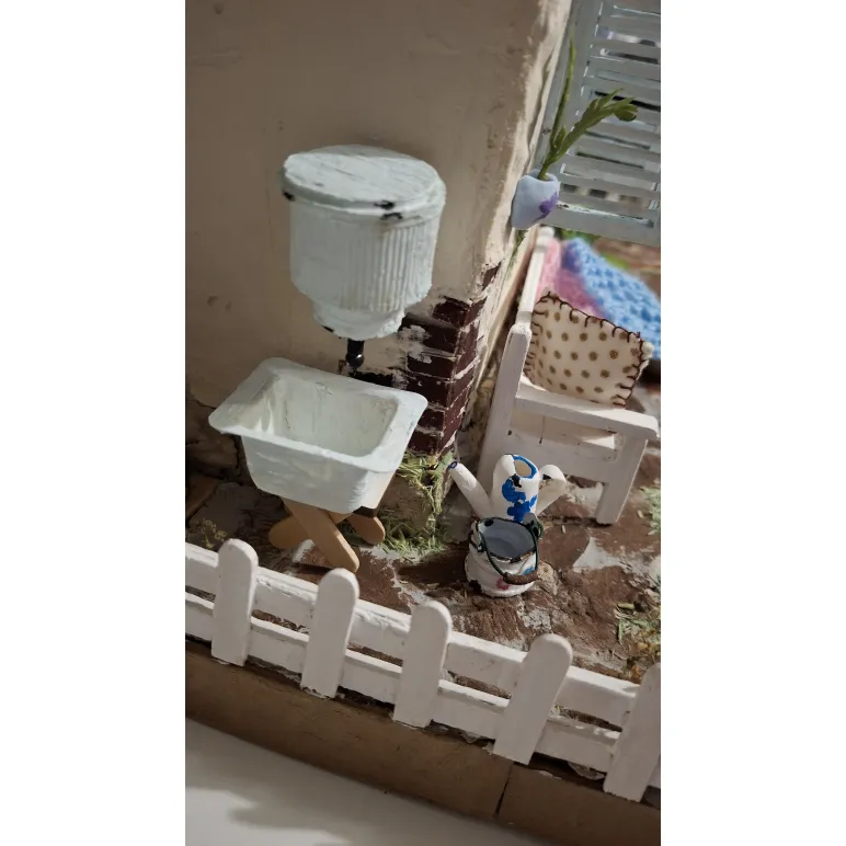 Миниатюра,домик ручной работы.Домик в стиле "Прованс"