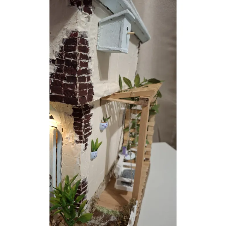 Миниатюра,домик ручной работы.Домик в стиле "Прованс"