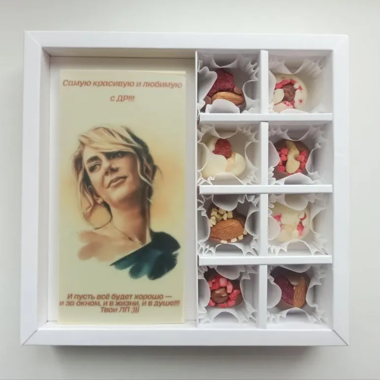 Набор ручной работы "шоколадный портрет, эффект ВАУ"