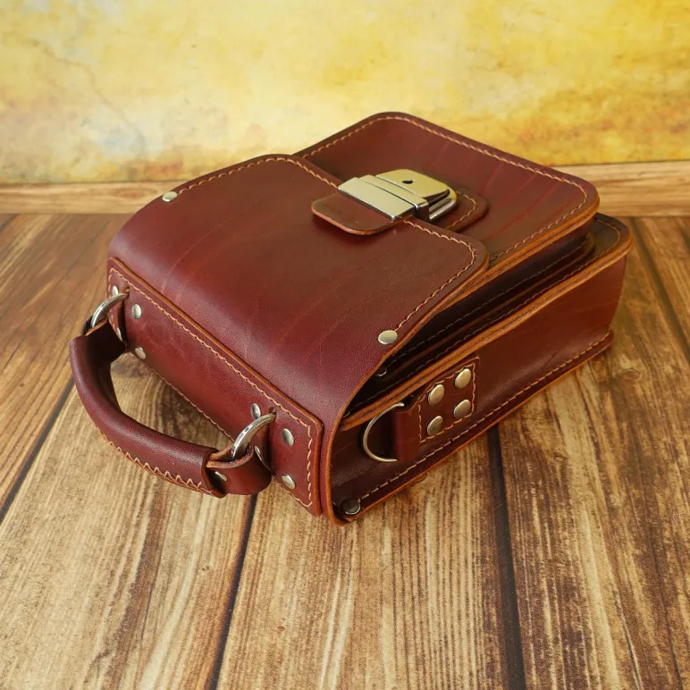 Сумка мужская барсетка ручной работы