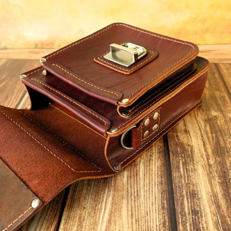 Сумка мужская барсетка ручной работы