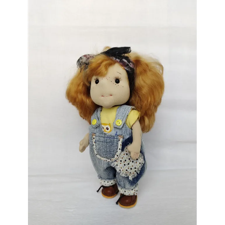 Текстильная кукла Ася