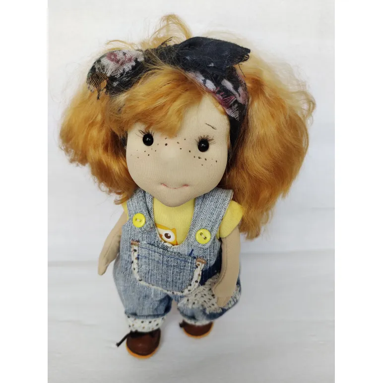 Текстильная кукла Ася