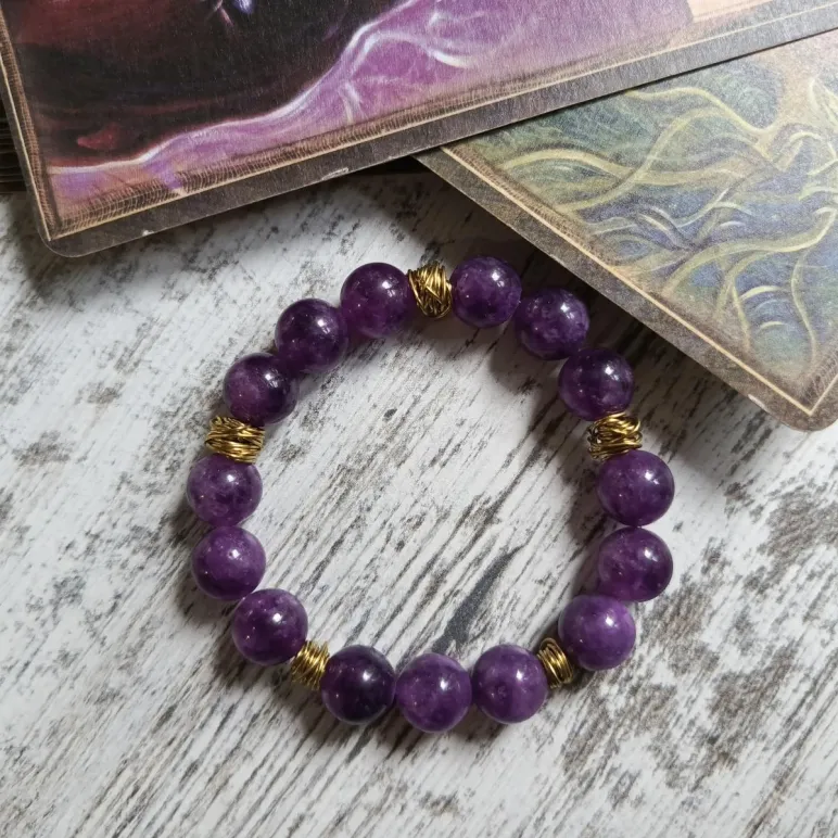 БРАСЛЕТ ИЗ ЧАРОИТА Браслет из чароита