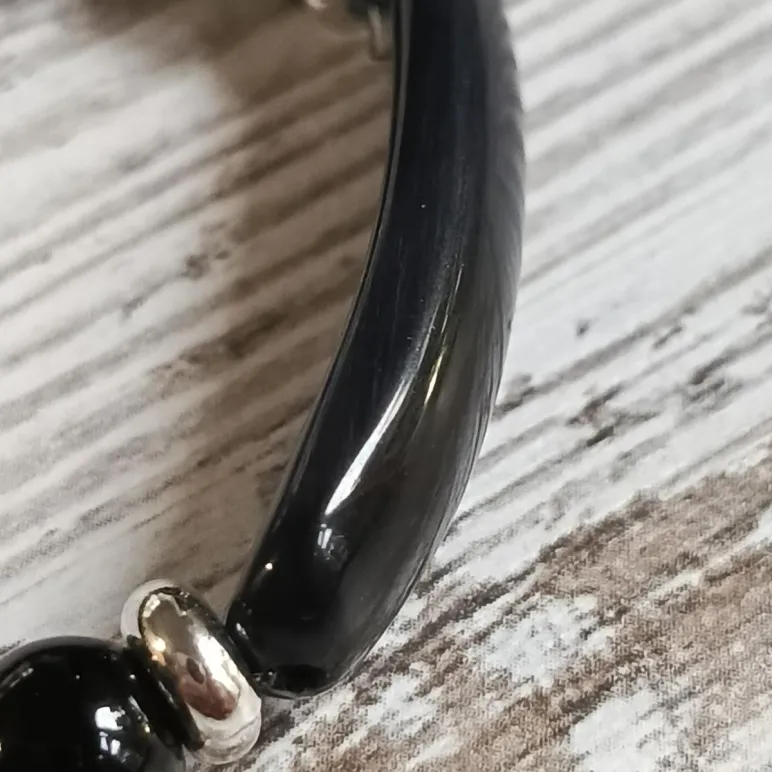 Браслет из черного оникса