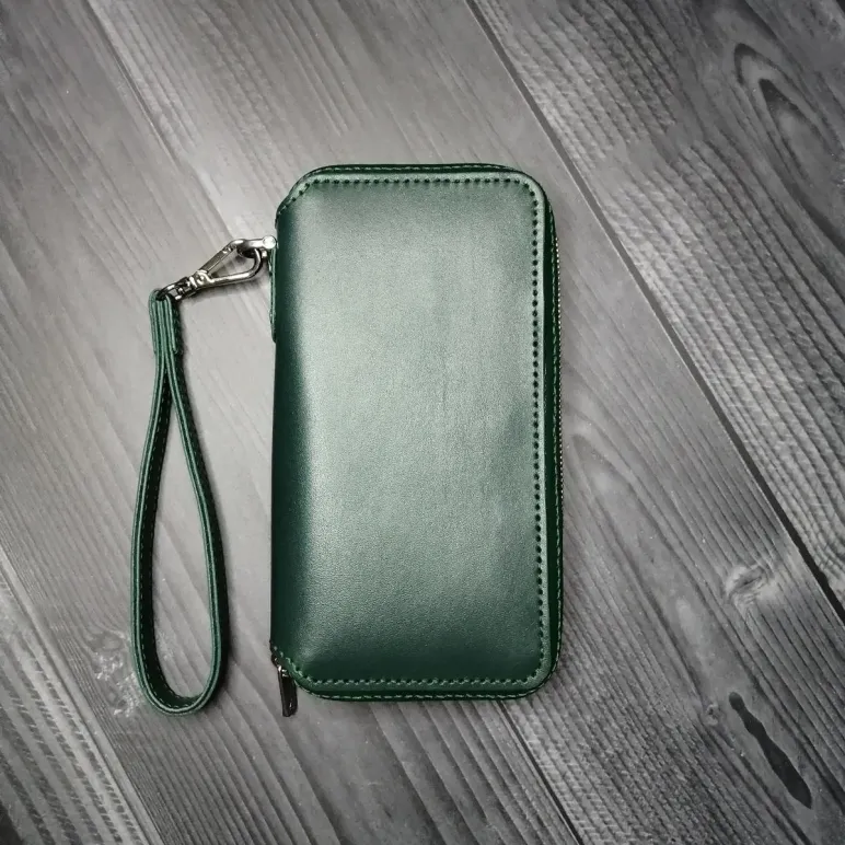 Клатч мужской ручной работы из натуральной итальянской кожи