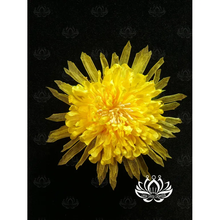 Заколка-брошь ручной работы