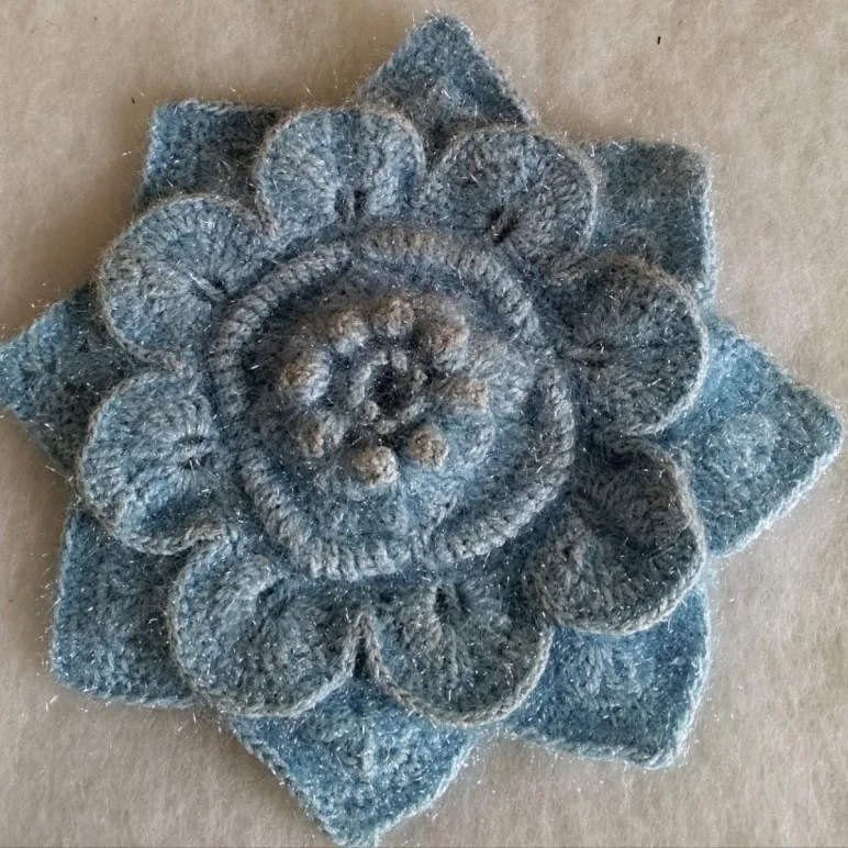 Салфетки - мандалы вязаные крючком