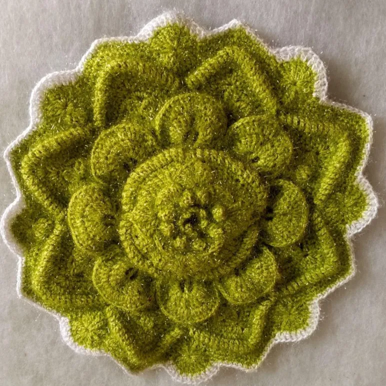 Салфетки - мандалы вязаные крючком