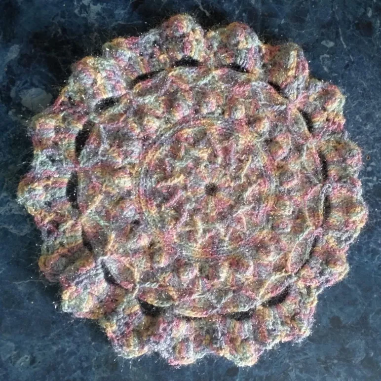 Салфетки - мандалы вязаные крючком