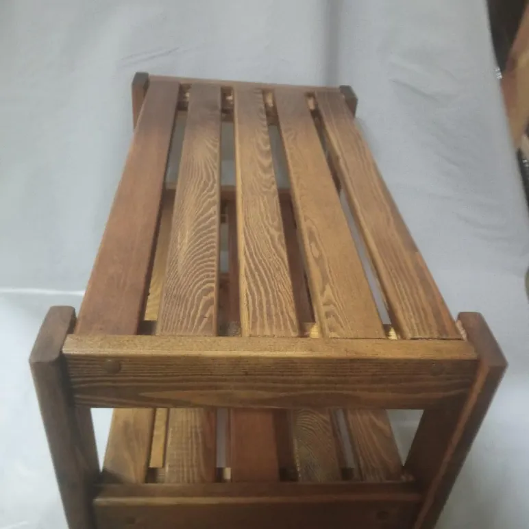 ОБУВНИЦА ДЛЯ ХРАНЕНИЯ ИЗ ЛИСТВЕННИЦЫ АНГАРСКОЙ, 600Х330Х470 Обувница для хранения из лиственницы ангарской, 600х330х470