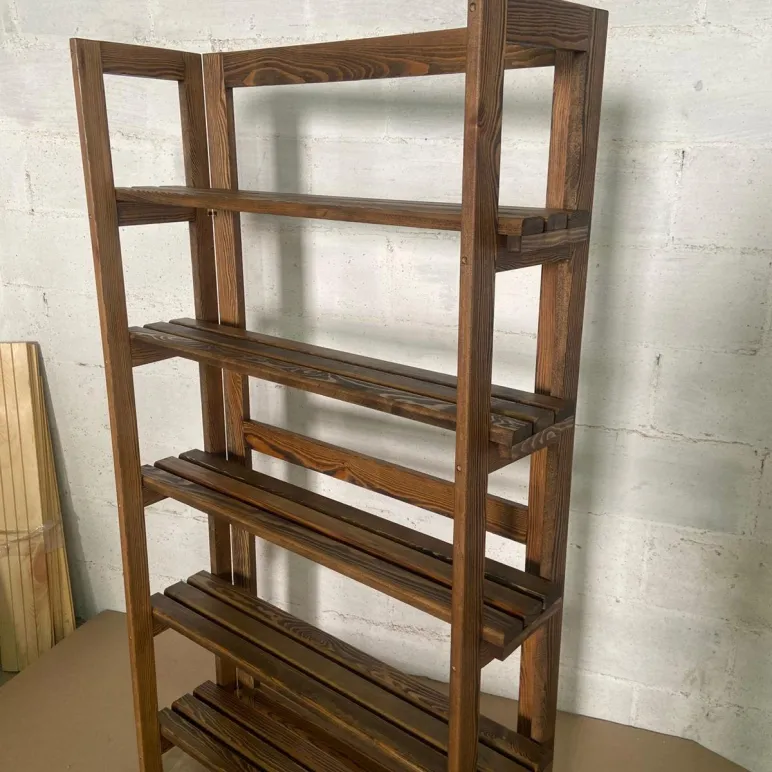 СТЕЛЛАЖ РАСКЛАДНОЙ ИЗ МАССИВА ЛИСТВЕННИЦЫ АНГАРСКОЙ 1500Х800Х280. Стеллаж раскладной из массива лиственницы ангарской 1500х800х280.