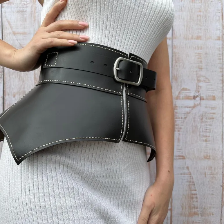 Баска (женский пояс) из натуральной кожи