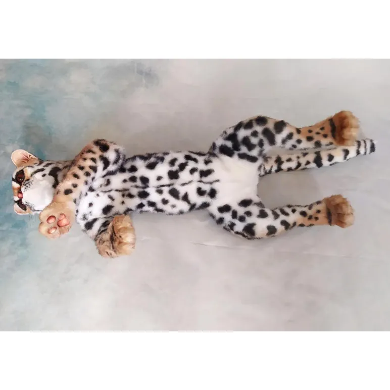 Интерьерная реалистичная игрушка ручной работы - кошка породы "Маргай"