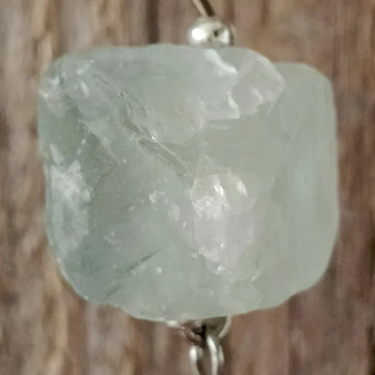 Серьги с флюоритом