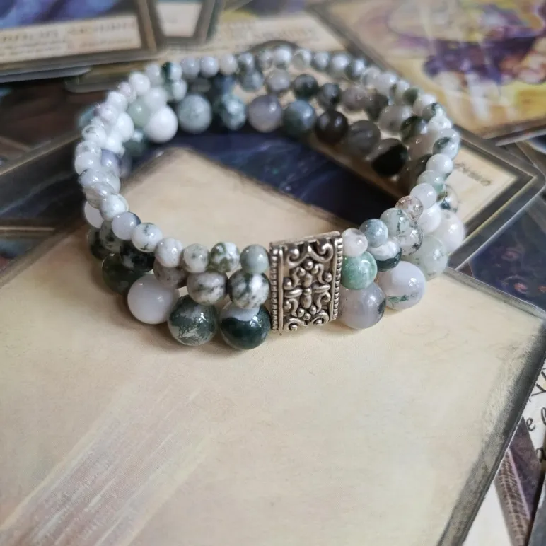 Браслет из дендритового агата