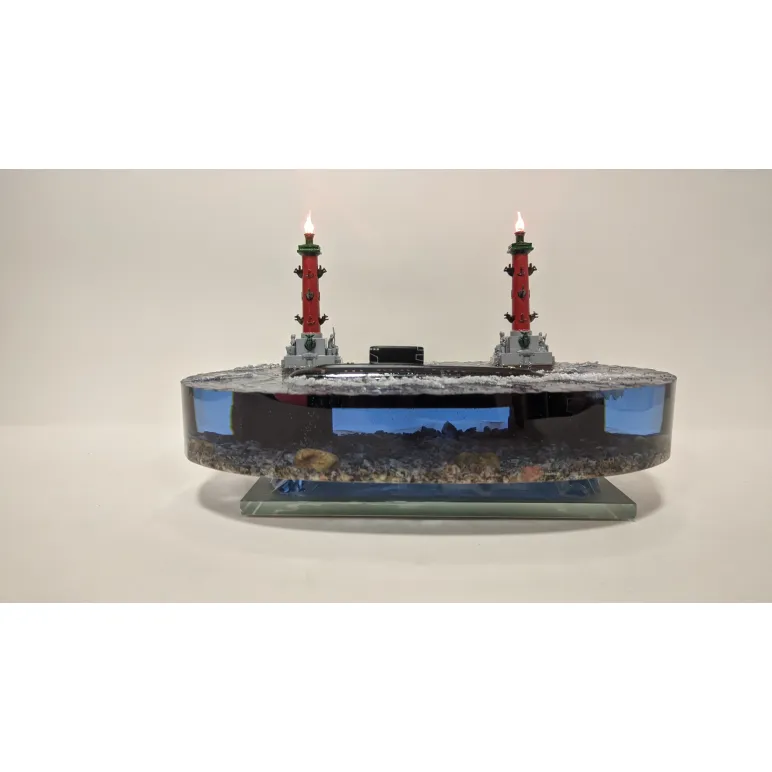 Модель подводной лодки "Варшавянка" 636\877