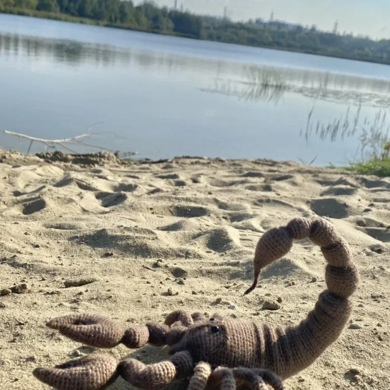 Скорпион, игрушка ручной работы