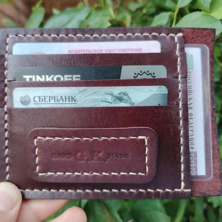 Докхолдер, обложка для авто документов из натуральной кожи