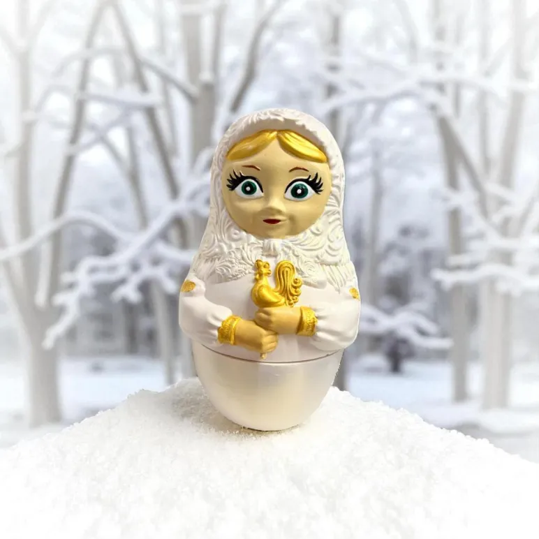 Шкатулка-свеча "Матрешка"