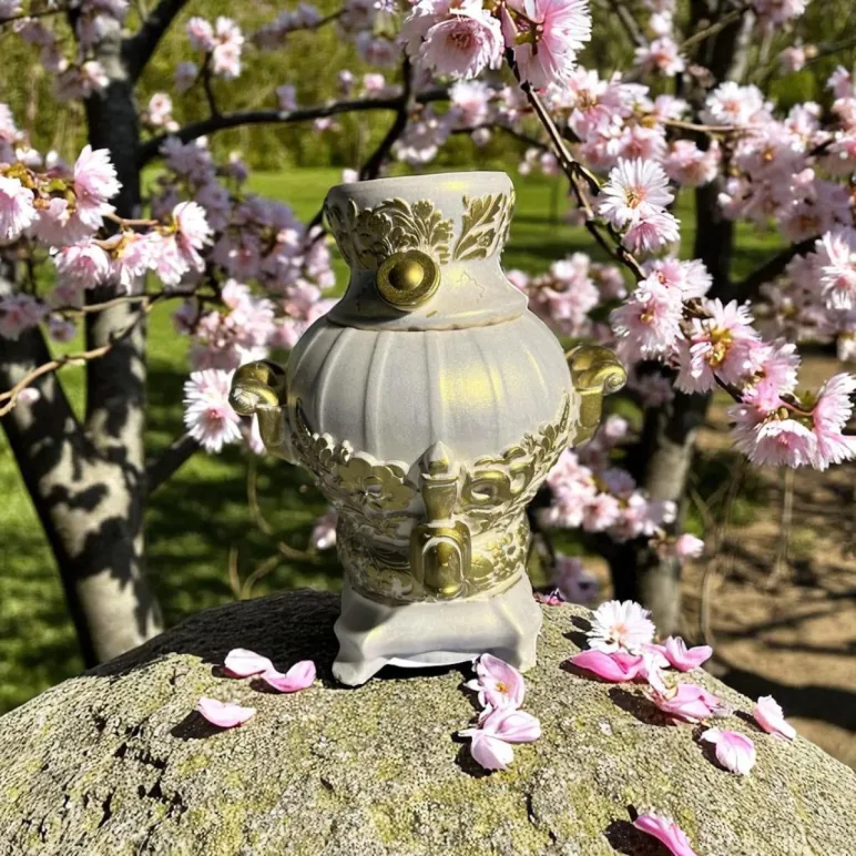 Шкатулка-свеча "Самовар"