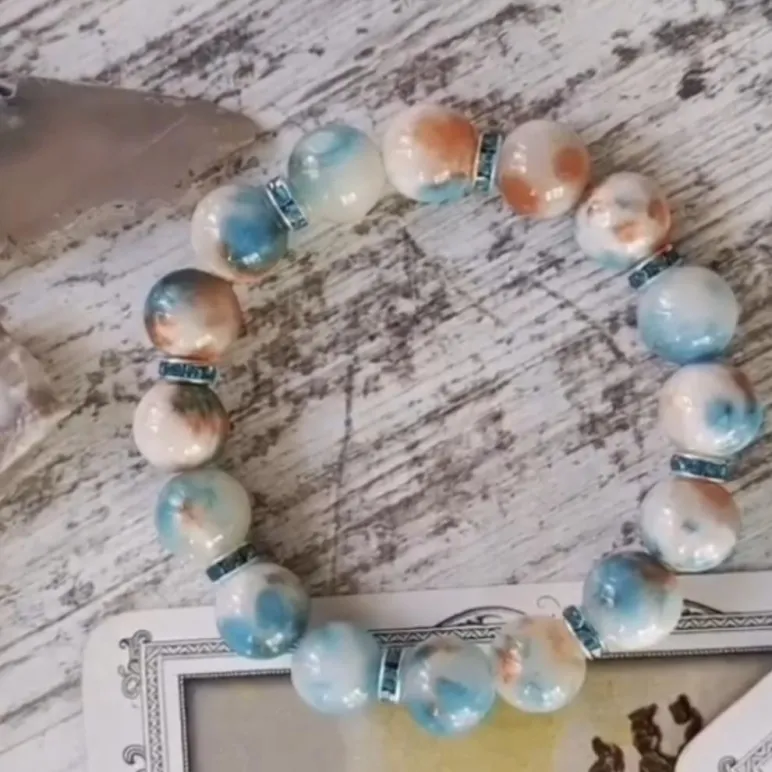 Браслет из персидского нефрита