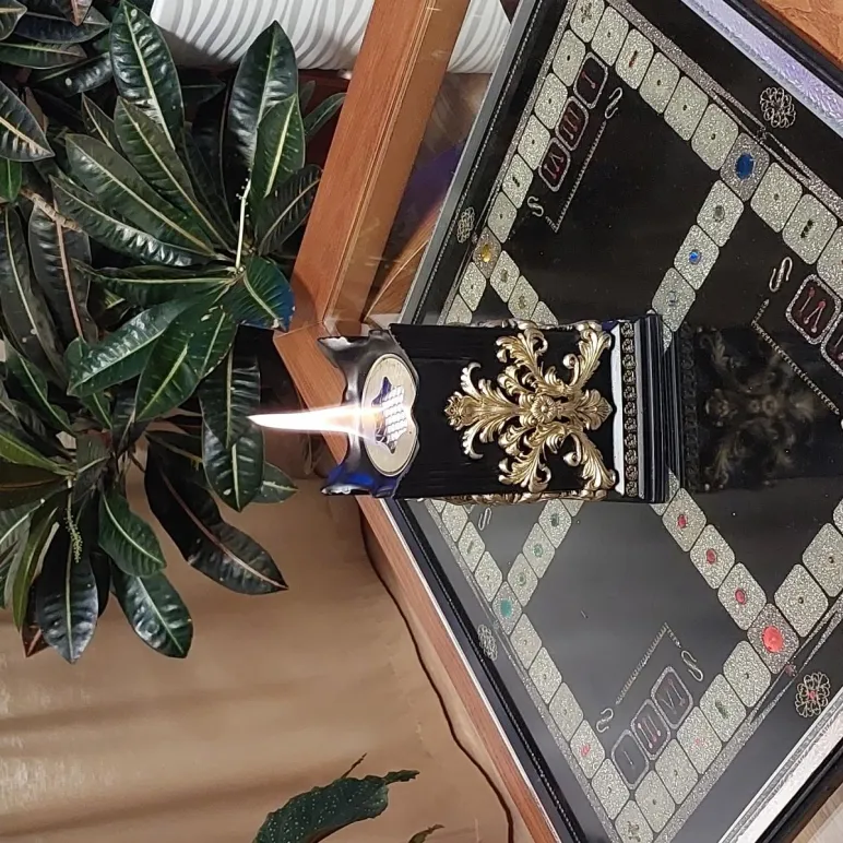 Биокамин "Барокко" интерьерный, настольный, ручная работа, черный