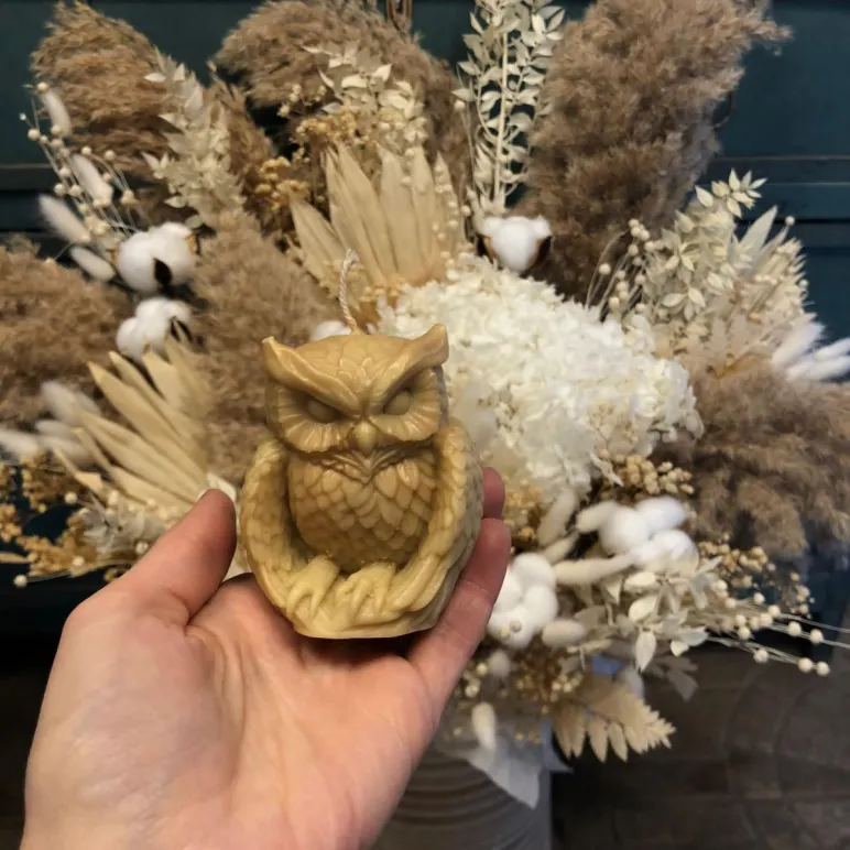 Свеча "Сова"