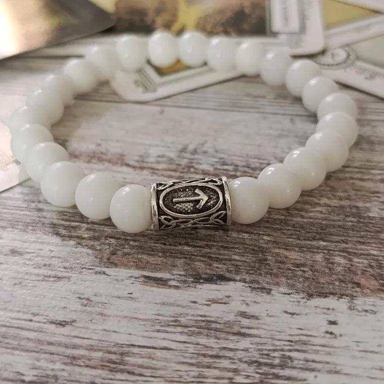 БРАСЛЕТ ИЗ МОРЖОВОЙ КОСТИ С РУНАМИ Браслет из моржовой кости с рунами