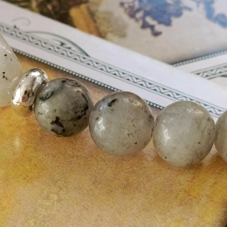 Браслет из лабрадорита