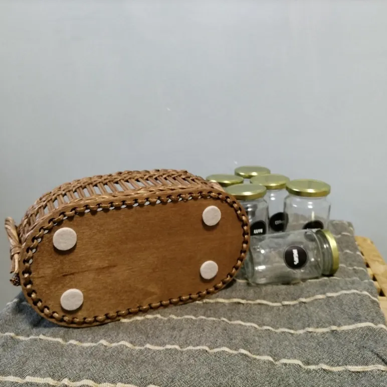 Корзина плетеная для приправ и специй